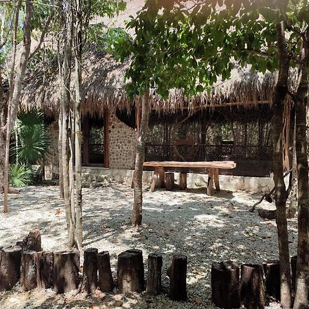 Aldea Maya-Ha Cabanas Con Cenotes プエルト・モレロス エクステリア 写真