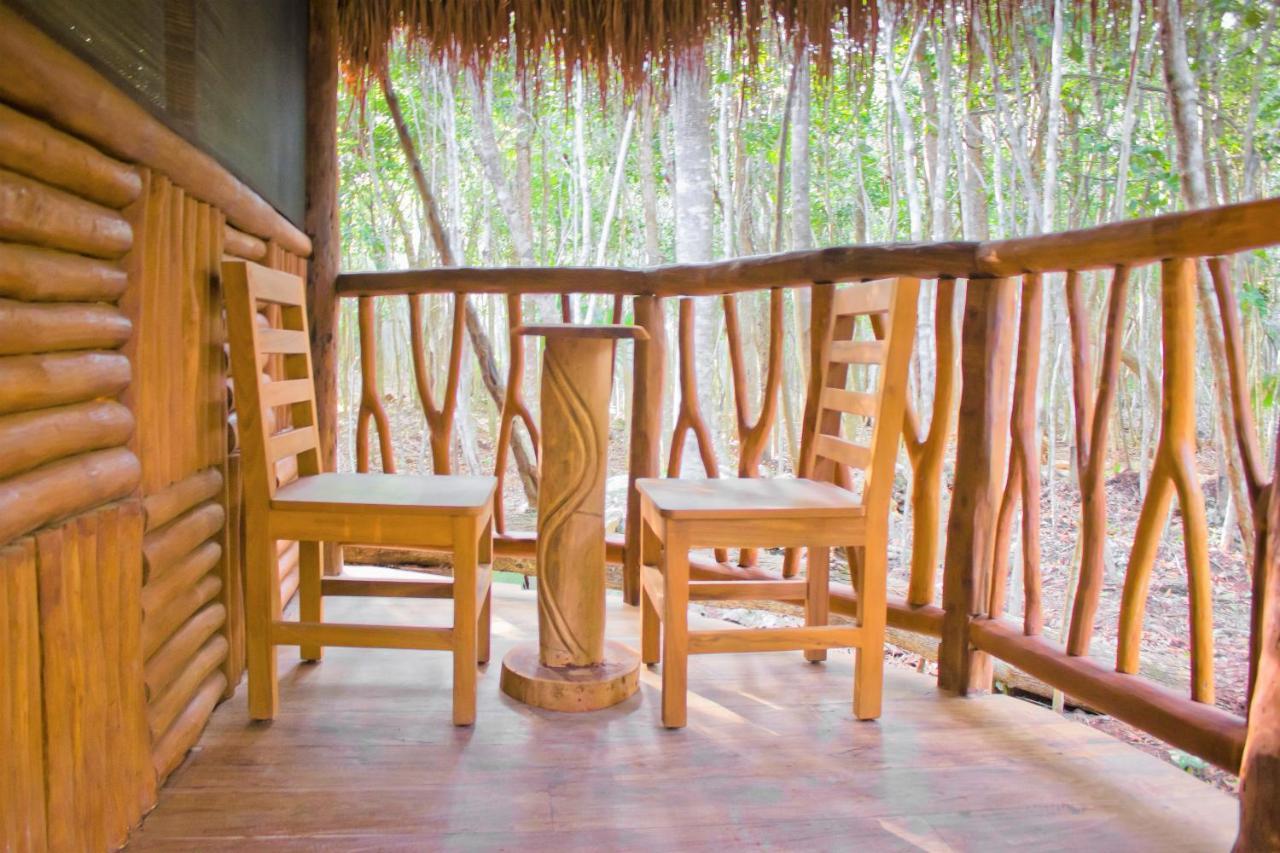 Aldea Maya-Ha Cabanas Con Cenotes プエルト・モレロス エクステリア 写真