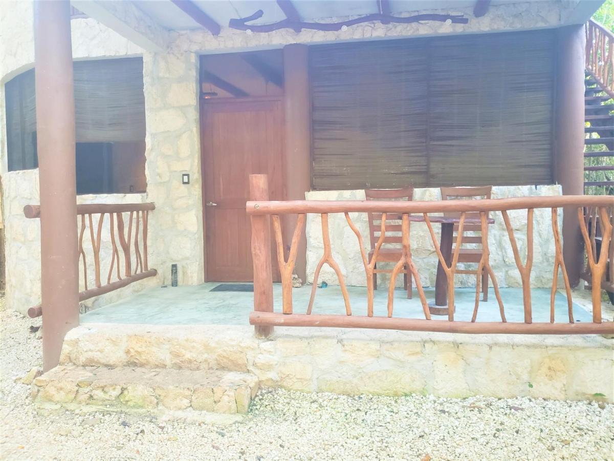 Aldea Maya-Ha Cabanas Con Cenotes プエルト・モレロス エクステリア 写真