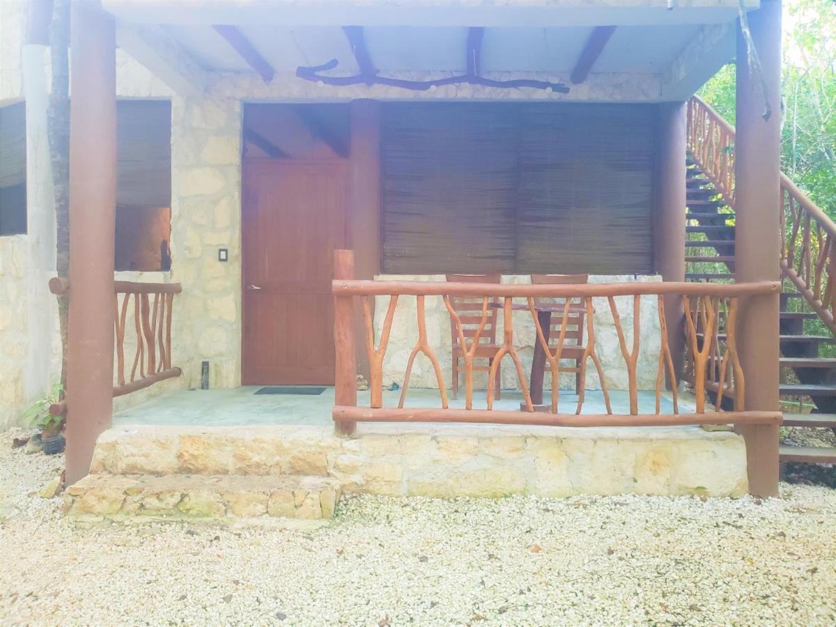 Aldea Maya-Ha Cabanas Con Cenotes プエルト・モレロス エクステリア 写真
