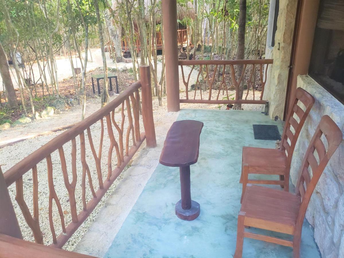 Aldea Maya-Ha Cabanas Con Cenotes プエルト・モレロス エクステリア 写真