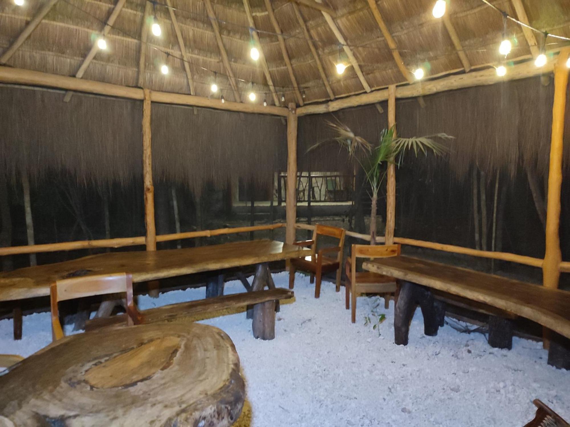 Aldea Maya-Ha Cabanas Con Cenotes プエルト・モレロス エクステリア 写真