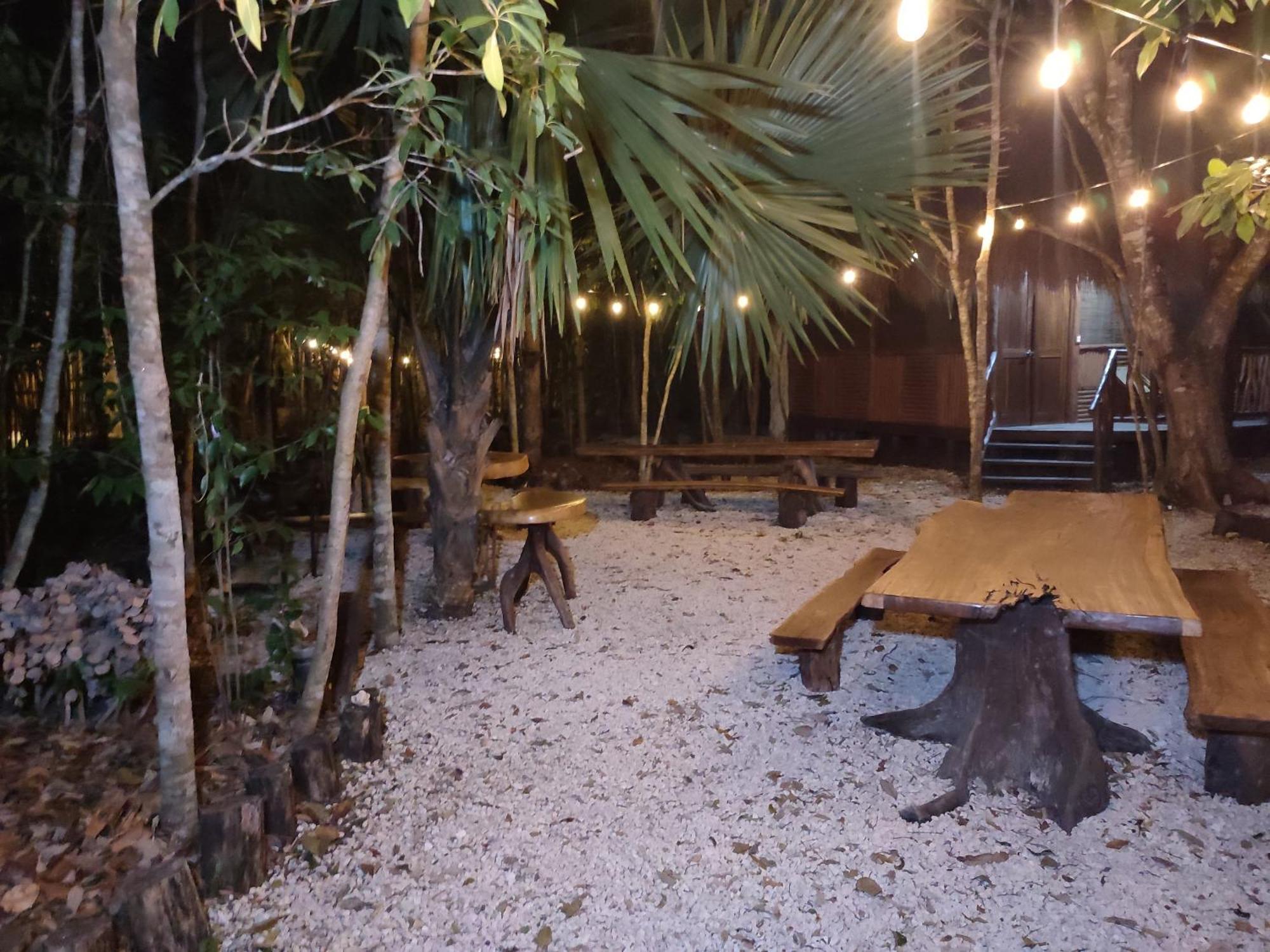 Aldea Maya-Ha Cabanas Con Cenotes プエルト・モレロス エクステリア 写真