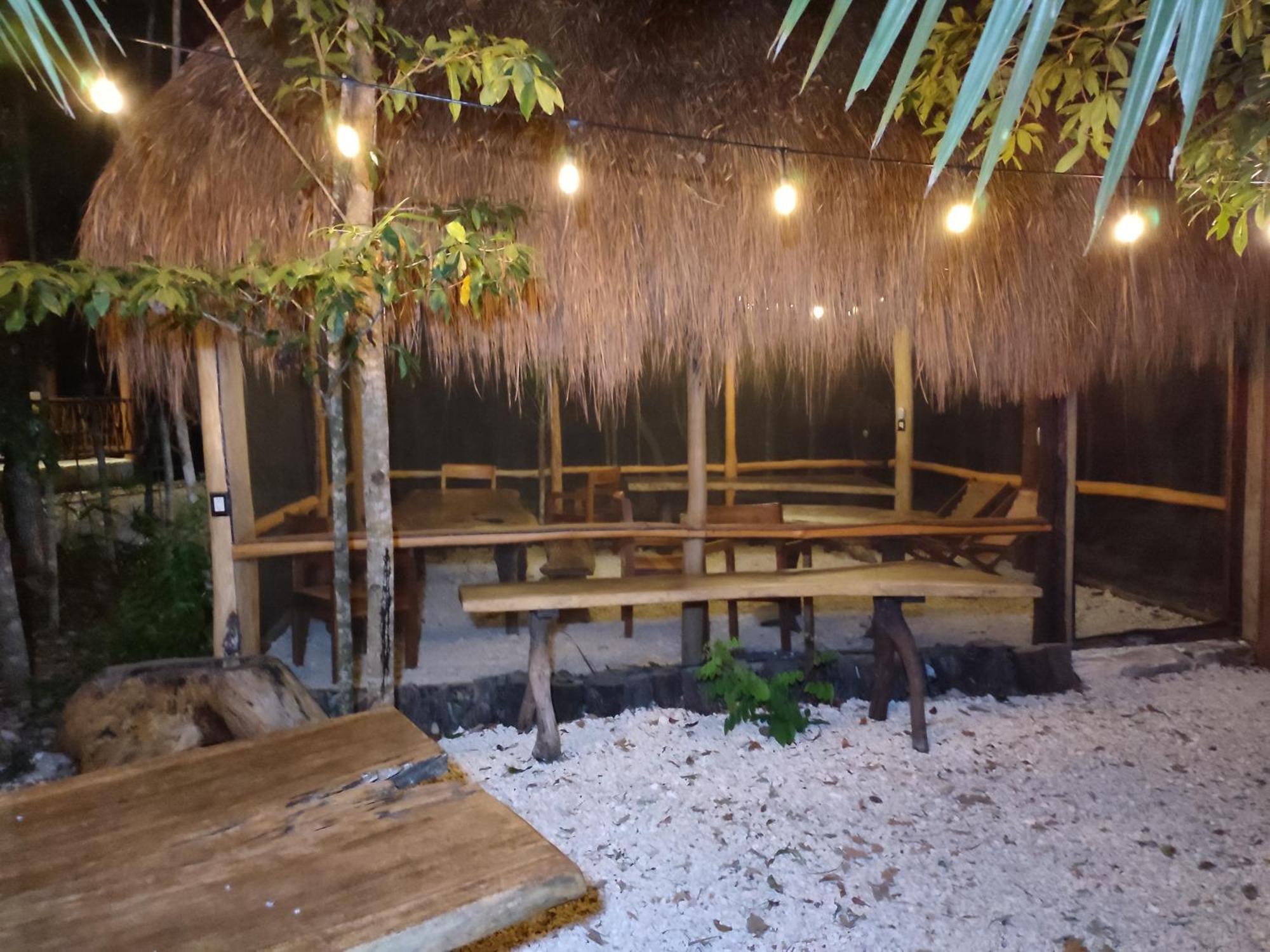 Aldea Maya-Ha Cabanas Con Cenotes プエルト・モレロス エクステリア 写真