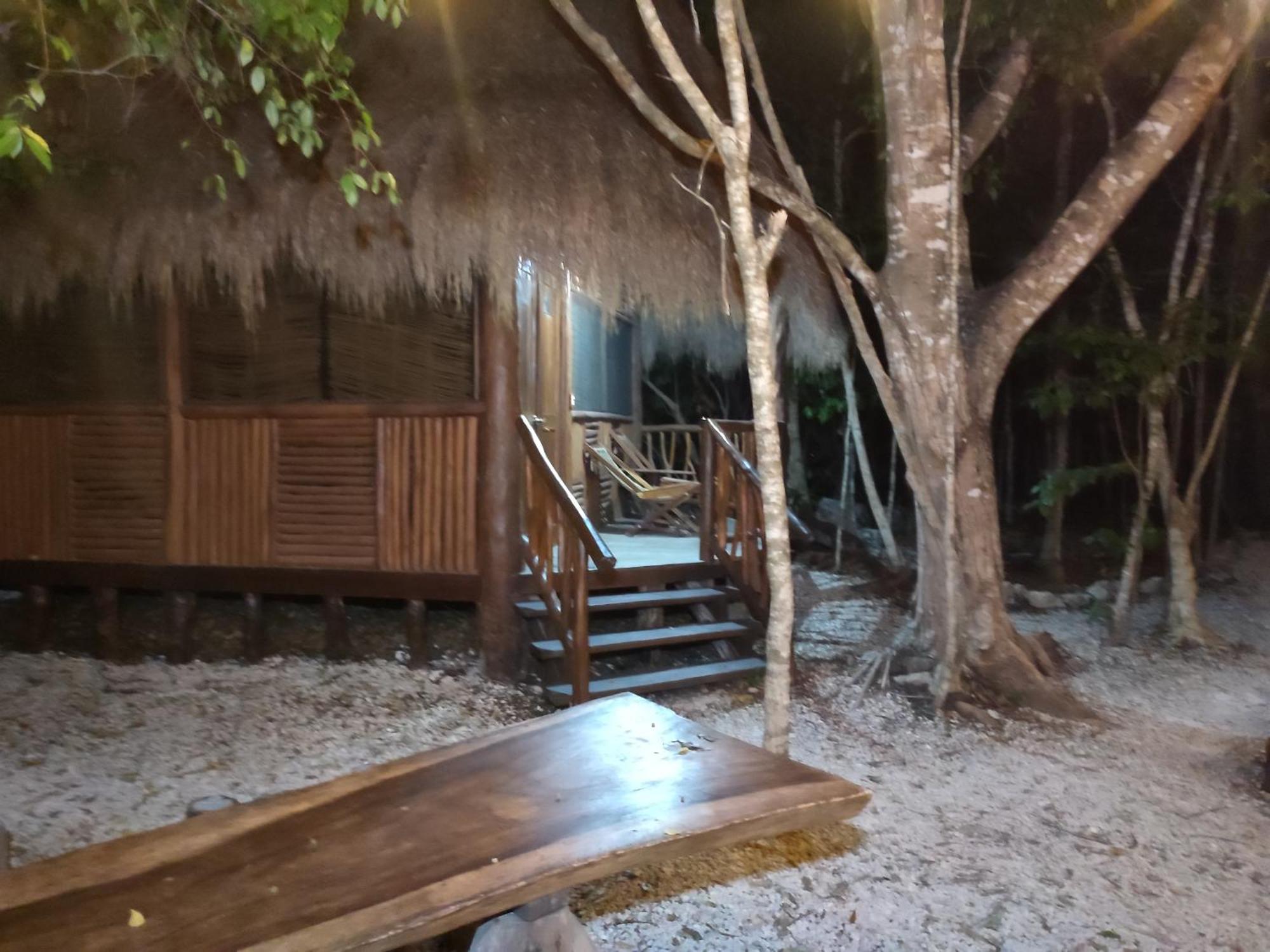 Aldea Maya-Ha Cabanas Con Cenotes プエルト・モレロス エクステリア 写真