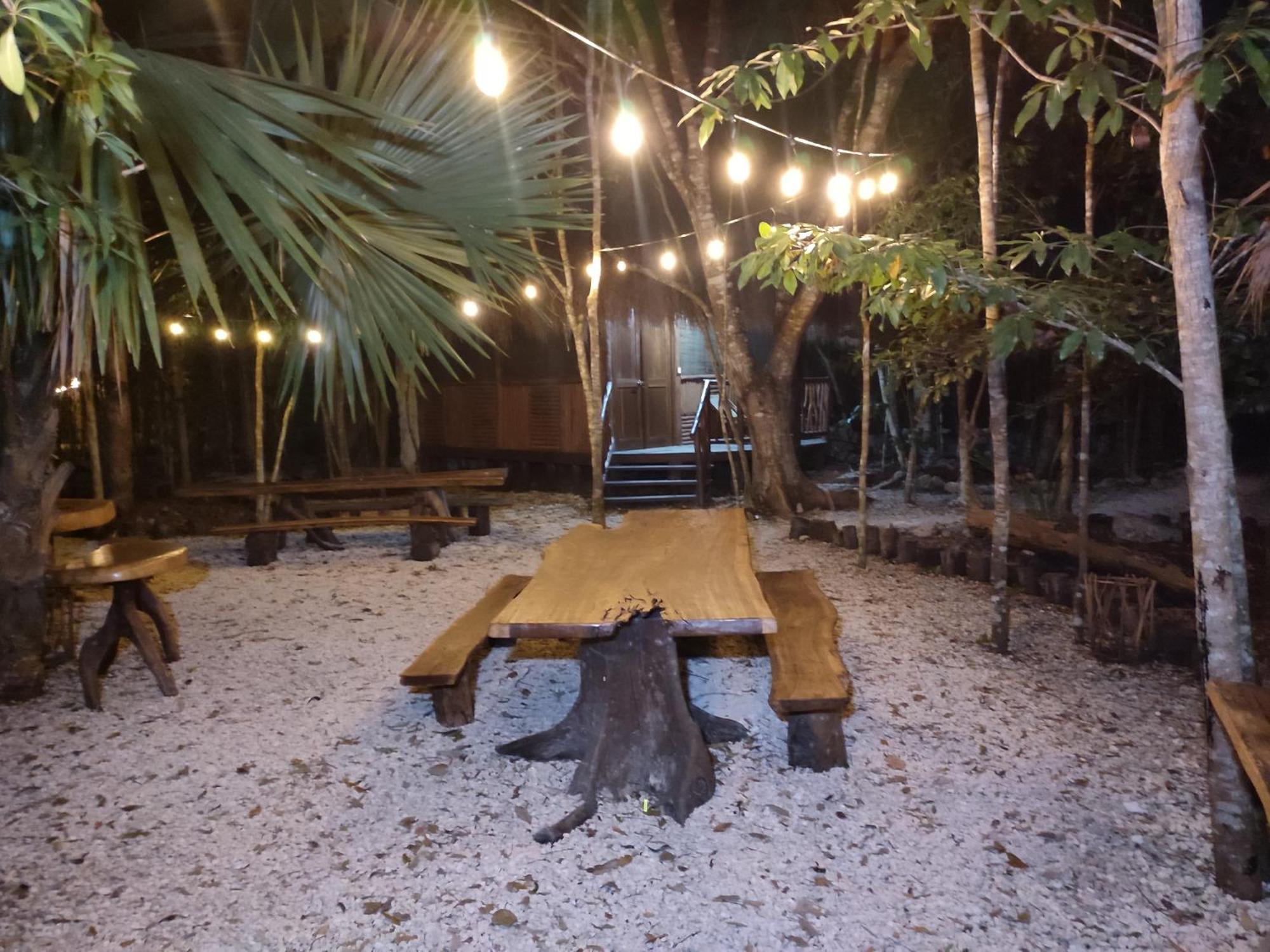 Aldea Maya-Ha Cabanas Con Cenotes プエルト・モレロス エクステリア 写真