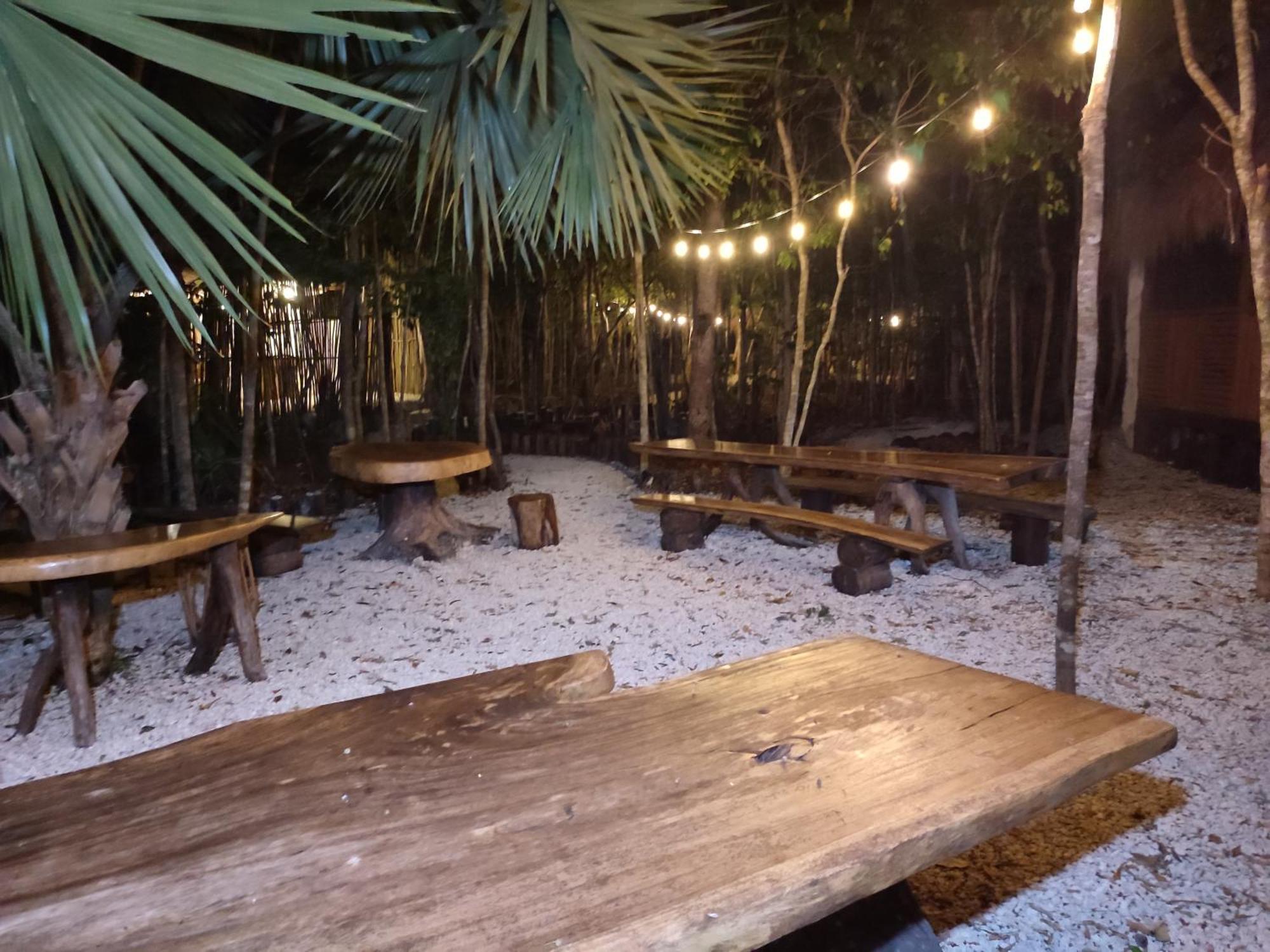 Aldea Maya-Ha Cabanas Con Cenotes プエルト・モレロス エクステリア 写真