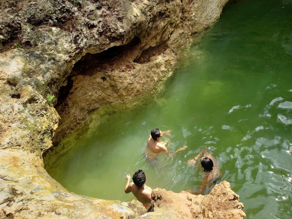 Aldea Maya-Ha Cabanas Con Cenotes プエルト・モレロス エクステリア 写真